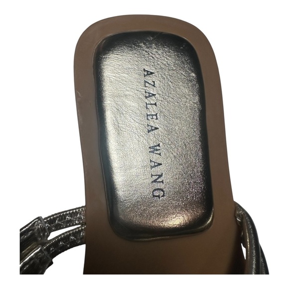 AZALEA WANG Stetson Sandal In Gold. Sz: 7 - Picture 4 of 7